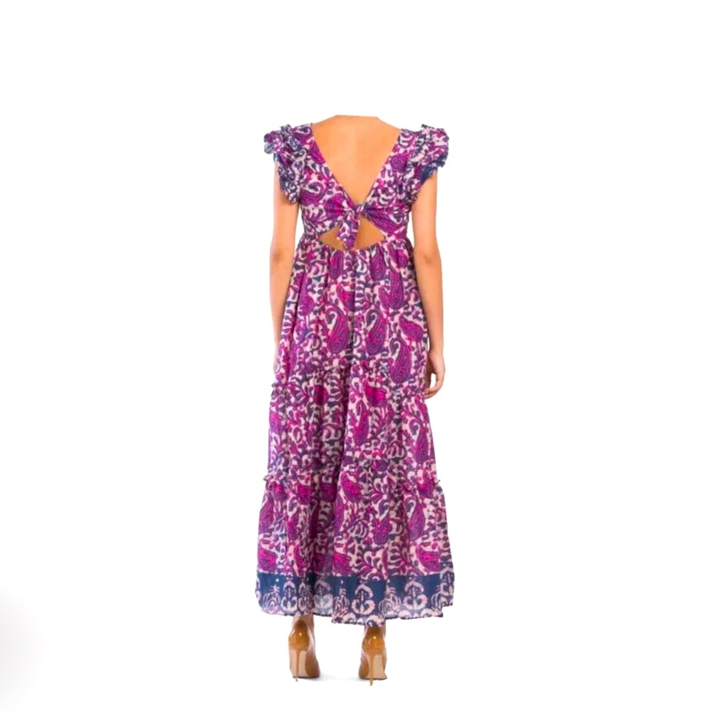 House of Harlow 1960 tie back cotton dress size M